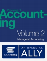 Principles Of Accounting Volume 2 Managerial Accounting