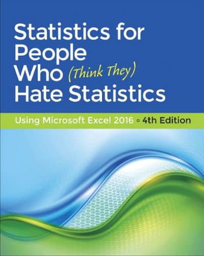 statistics for people who think they hate statistics using microsoft excel 2016 4th edition neil j salkind