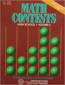 math contests high school volume 3 steven r. conrad, daniel flegler 0940805111, 9780940805118
