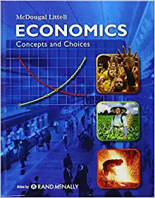 economics concepts and choices  2008 student edition mcdougal littel 0618594035, 9780618594030
