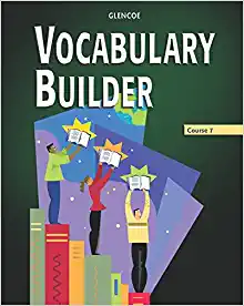 vocabulary builder, course 7 2nd edition glencoe mcgraw hill 0078616727, 9780078616723