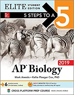 5 steps to a 5 ap biology 2019 elite 1st edition mark anestis, kellie ploeger cox 1260122832, 9781260122831