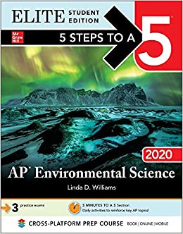 5 steps to a 5 ap environmental science 2020 elite 1st edition linda williams 1260455734, 9781260455731
