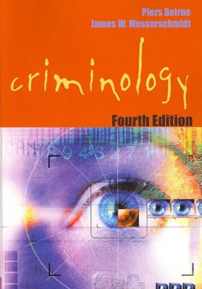 criminology 4th edition piers beirne, james w messerschmidt 0195330625, 9780195330625