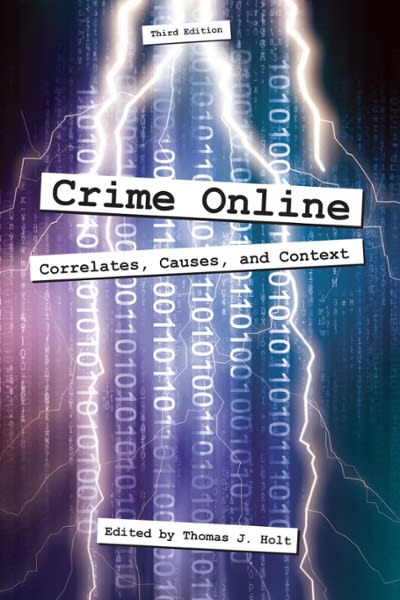 crime online correlates, causes, and context 3rd edition thomas j holt 1611636779, 9781611636772