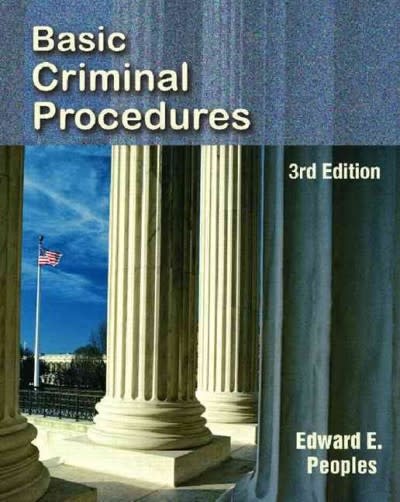 basic criminal procedures 3rd edition edward e peoples 0131731920, 9780131731929