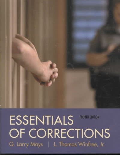 essentials of corrections 4th edition g larry mays, winfree, l thomas jr winfree 0495504386, 9780495504382
