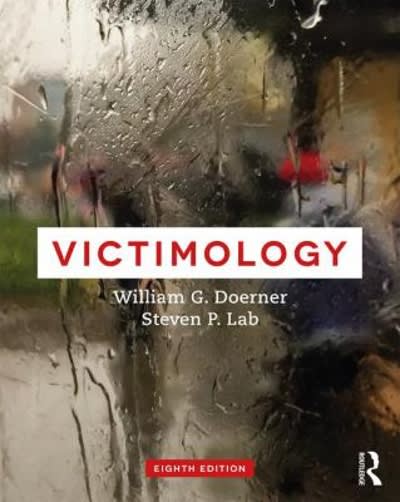 victimology 8th edition william g doerner, steven p lab 1138690295, 9781138690295