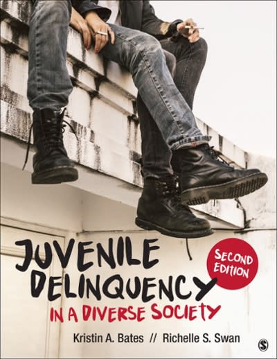 juvenile delinquency in a diverse society 2nd edition kristin a bates, richelle s swan 1506347495,
