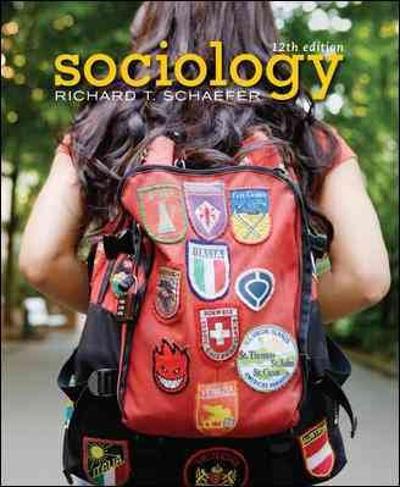 sociology 12th edition richard t schaefer 0073404330, 9780073404332