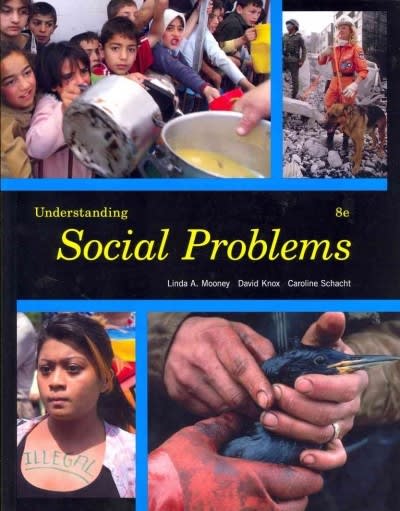 understanding social problems 8th edition linda a mooney, david knox, caroline schacht 1111834482,