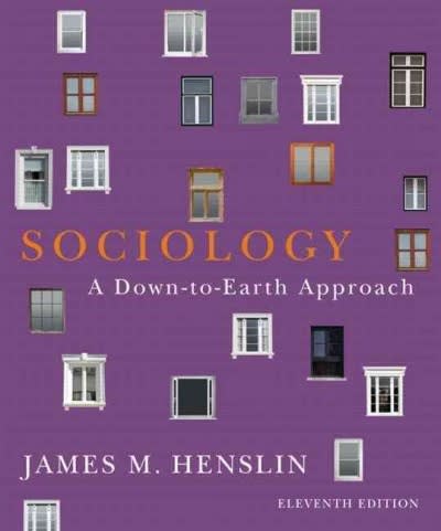sociology a down-to-earth approach 11th edition james m henslin 0205252281, 9780205252282