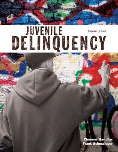 juvenile delinquency 2nd edition clemens bartollas, frank j schmalleger 0133826287, 9780133826289
