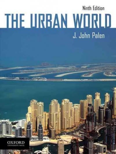 the urban world 9th edition j john palen 1612050433, 9781612050430