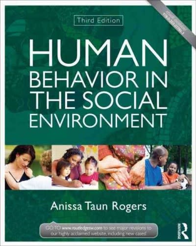 human behavior in the social environment 3rd edition anissa taun rogers 0415504821, 9780415504829