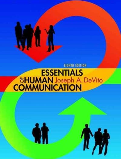 essentials of human communication 8th edition joseph a devito 0205930662, 9780205930661
