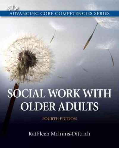 social work with older adults 4th edition kathleen mcinnis dittrich 0205096727, 9780205096725