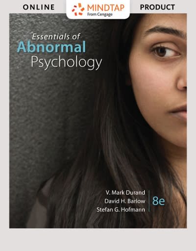 essentials of abnormal psychology 8th edition v mark durand, david h barlow, stefan g hofmann 1337619418,