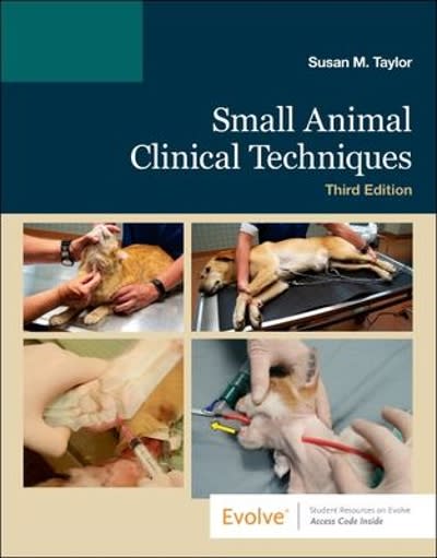 small animal clinical techniques 3rd edition susan meric taylor 0323680275, 9780323680271