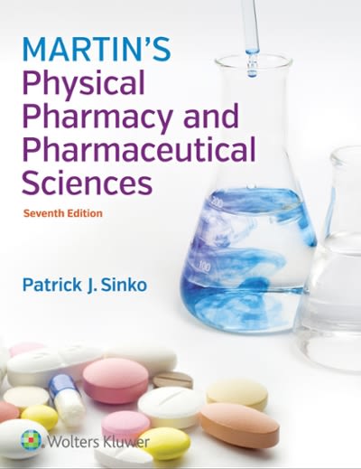 martins physical pharmacy and pharmaceutical sciences 7th edition patrick j sinko, j patrick sinko