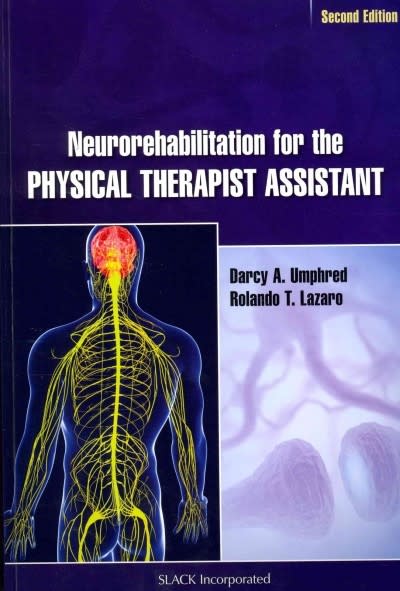 neurorehabilitation for the physical therapist assistant 2nd edition darcy umphred, ronaldo lazaro