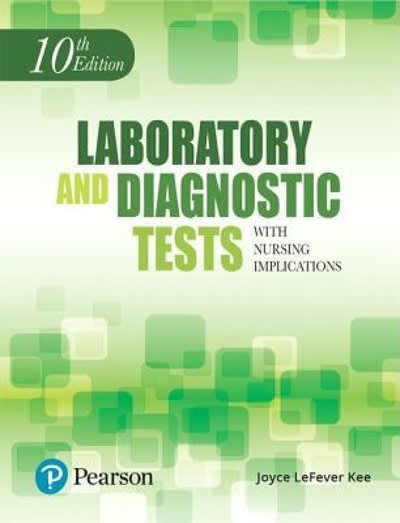 laboratory and diagnostic tests 10th edition joyce l kee 0134704460, 9780134704463
