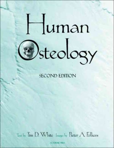 human osteology 2nd edition tim d white, pieter a folkens 0127466126, 9780127466125