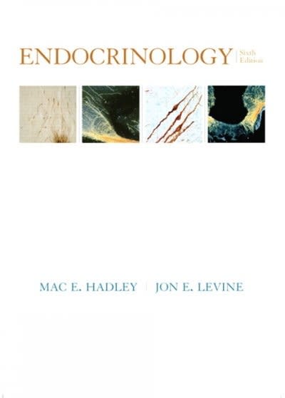 endocrinology 6th edition mac e hadley, jon e levine, jonathan levine 0131876066, 9780131876064