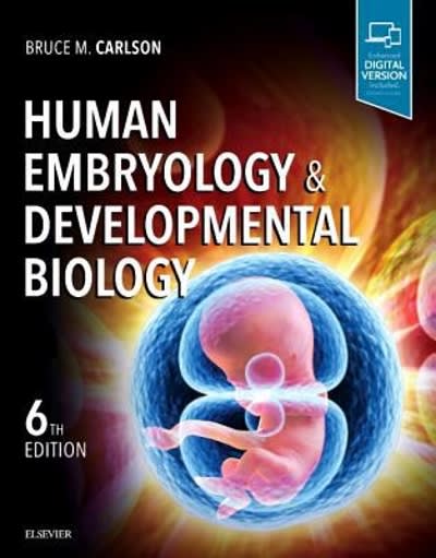 human embryology and developmental biology 6th edition bruce m carlson 0323523757, 9780323523752