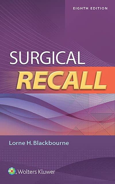 surgical recall 8th edition lorne blackbourne 1496370821, 9781496370822