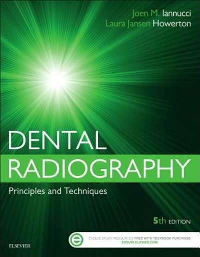 dental radiography principles and techniques 5th edition joen iannucci, laura jansen jansen howerton