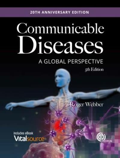 communicable diseases a global perspective 5th edition roger webber 1780647425, 9781780647425