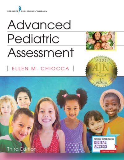 advanced pediatric assessment 3rd edition ellen m chiocca 082615011x, 9780826150110