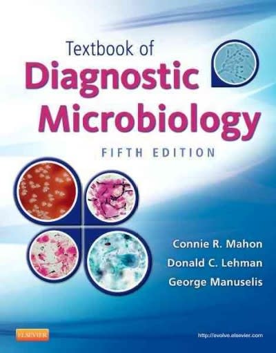 textbook of diagnostic microbiology 5th edition connie r mahon, donald c lehman, george manuselis jr