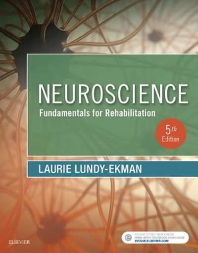 neuroscience fundamentals for rehabilitation 5th edition laurie lundy ekman 0323478417, 9780323478410