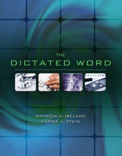 the dictated word 1st edition patricia a ireland, carrie k stein 1435420209, 9781435420205