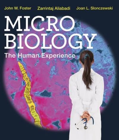 microbiology the human experience 1st edition john w foster, j slonczewski, zarrintaj aliabadi, joan l