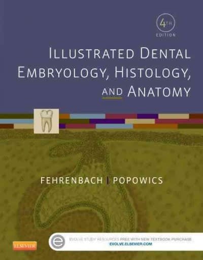 illustrated dental embryology histology and anatomy 4th edition margaret j fehrenbach, tracy popowics