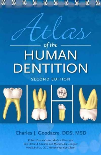 atlas of the human dentition 2nd edition charles j goodacre, robert knabenbauer 1607951673, 9781607951674