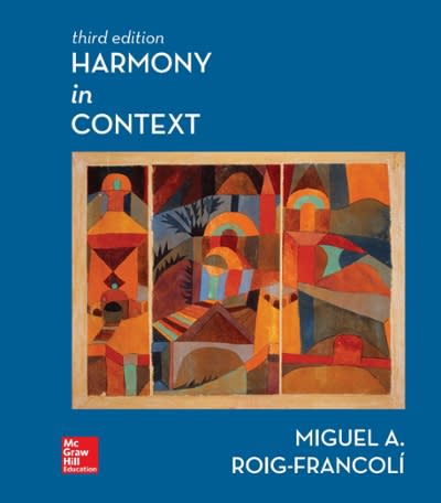 harmony in context 3rd edition miguel roig francoli 1260153851, 9781260153859
