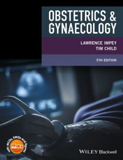 obstetrics and gynaecology 5th edition lawrence impey, tim child 1119010799, 978