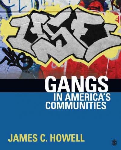 gangs in americas communities 1st edition james c  howell 1412979536, 9781412979535