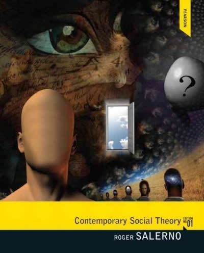 contemporary social theory 1st edition roger salerno 020545965x, 9780205459650