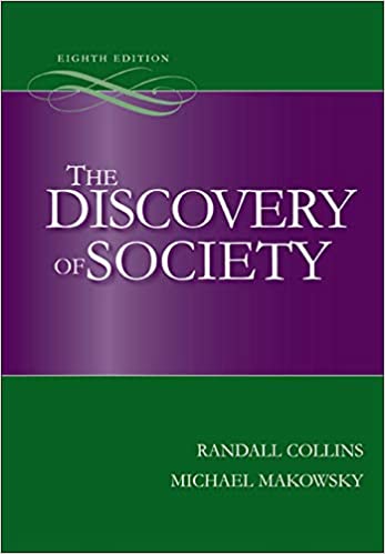 the discovery of society 8th edition randall collins, michael makowsky 0073404195, 9780073404196