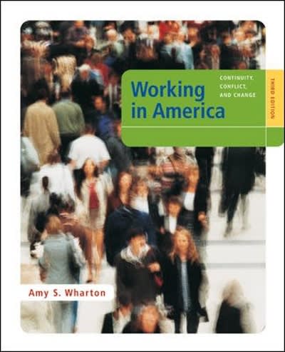 working in america 3rd edition amy s wharton 0073528013, 9780073528014
