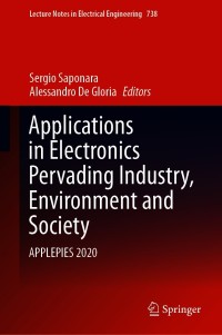 applications in electronics pervading industry environment and society  applepies 2020 1st edition sergio