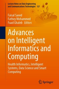 advances on intelligent informatics and computing health informatics intelligent systems data science and