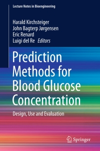 prediction methods for blood glucose concentration design use and evaluation 1st edition harald kirchsteiger