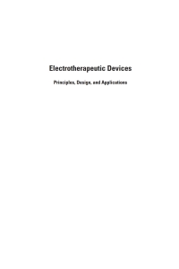electrotherapeutic devices principles design and applications 1st edition george d. o'clock