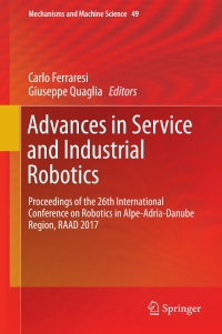 advances in service and industrial robotics proceedings of the 26th international conference on robotics in